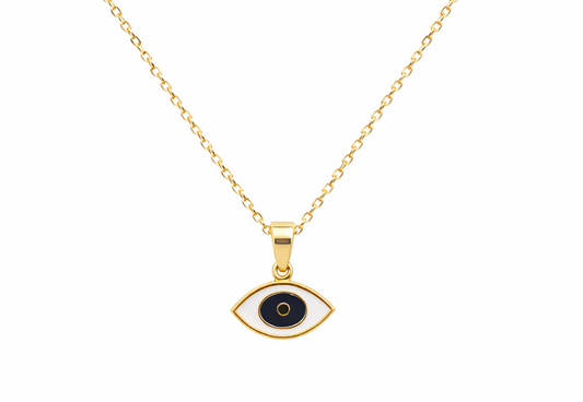 Evil Eye Gold Pendant Necklace