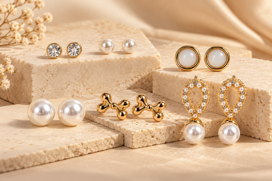 Pearl & Glow 6-Pair Earring Set