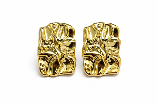 Gilded Wave Studs