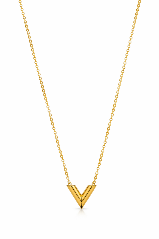 Mini V Pendant Necklace