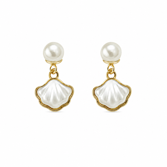 Pearl Shell Drops Earrings