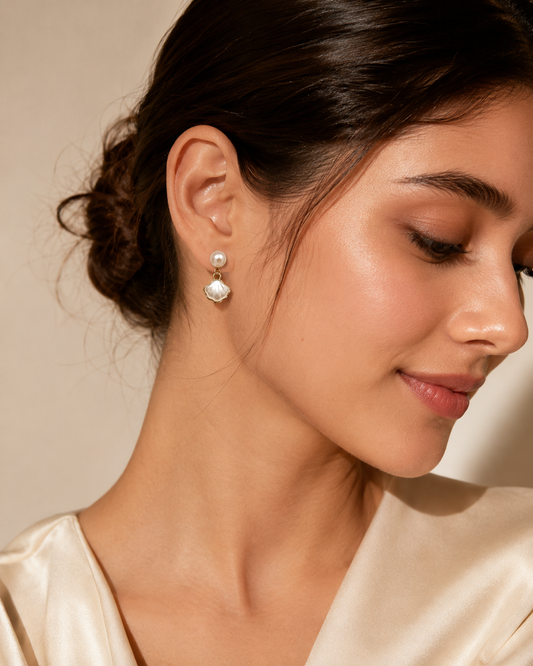 Pearl Shell Drops Earrings