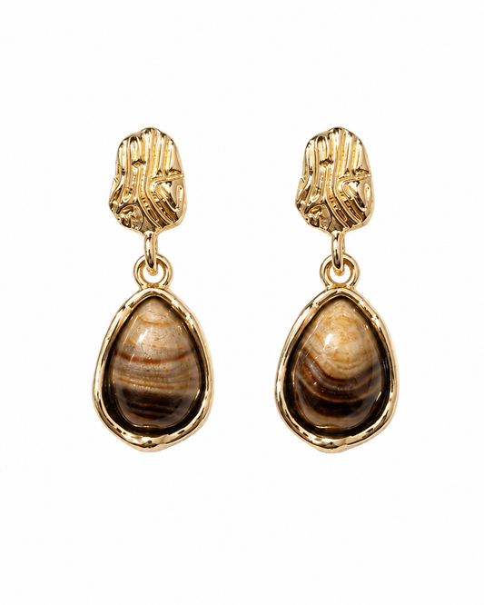 Amber Muse Drop Earrings