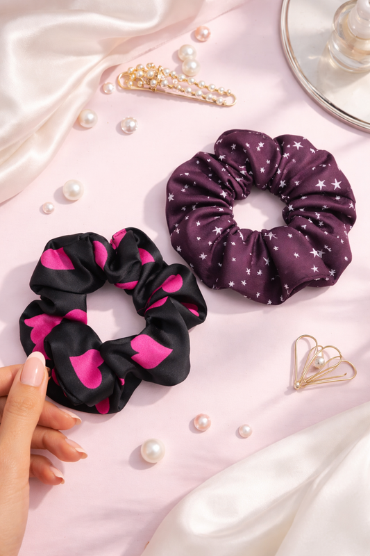 Cosmic Pop Scrunchie Duo