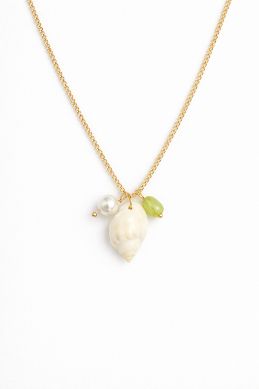 Ocean Muse Shell Charm Necklace