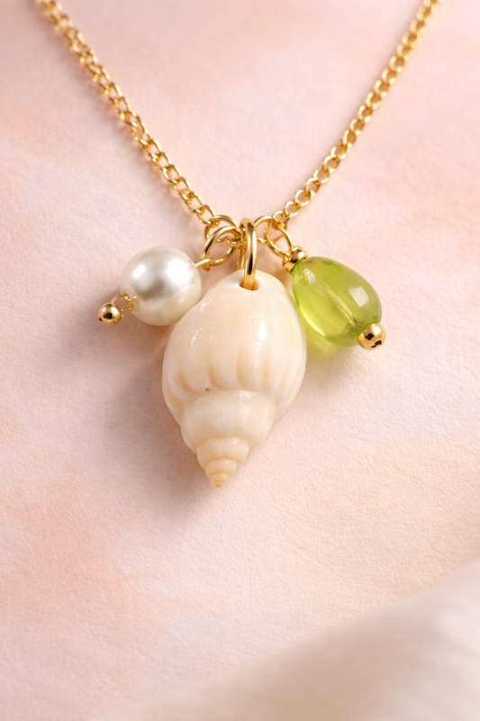 Ocean Muse Shell Charm Necklace