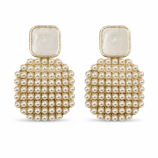 Pearl Luxe Drop Earrings