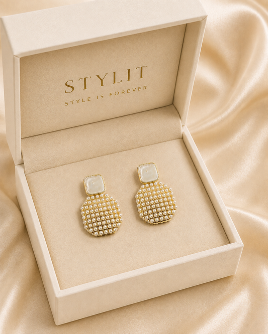 Pearl Luxe Drop Earrings