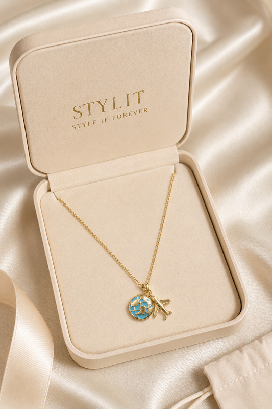 Wander Globe Necklace
