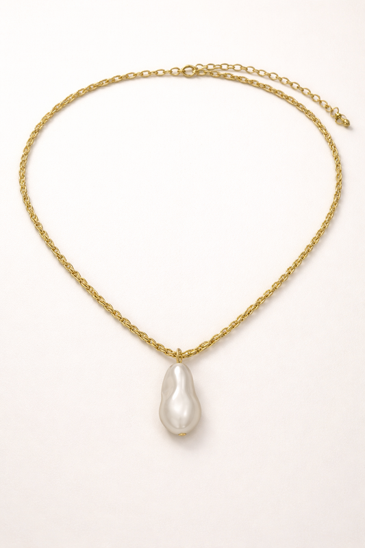 Aurelia Baroque Pearl Drop Necklace