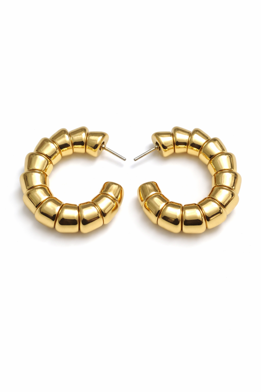 Opal Luxe Hoop Earrings