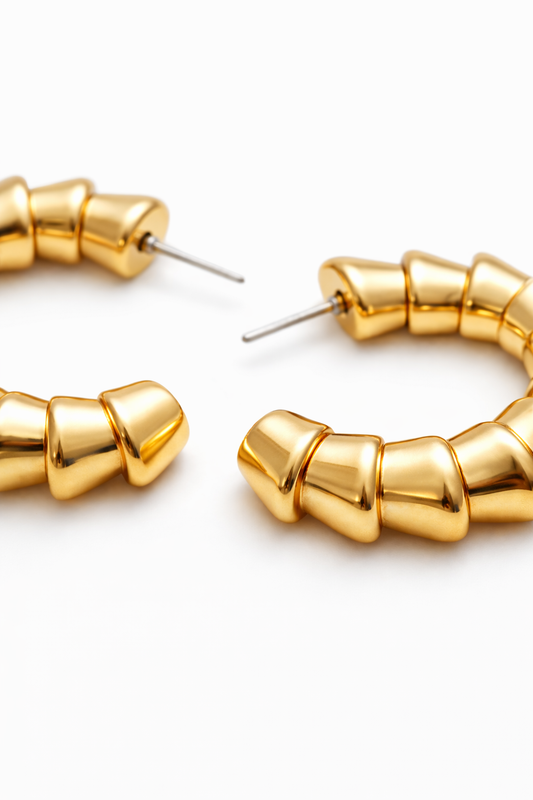 Opal Luxe Hoop Earrings